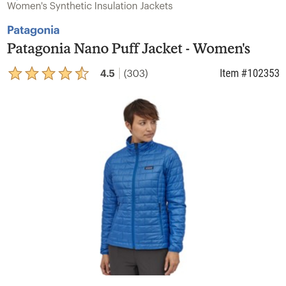 Patagonia Nano Puff Jacket - Women's bayou blue